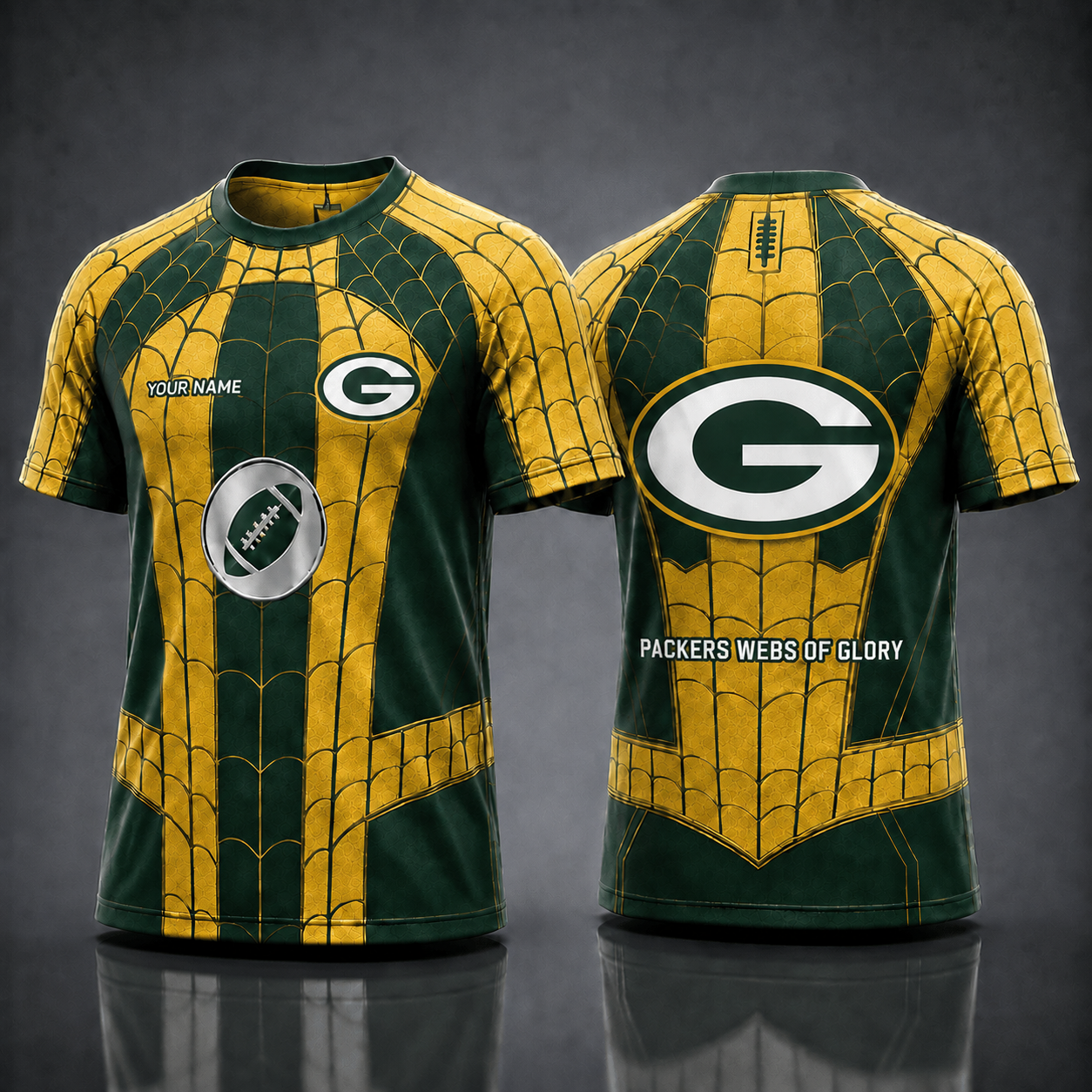 GBP NFL x Spider Personalized T-Shirt – Premium Limited Edition Gift for Football Fans