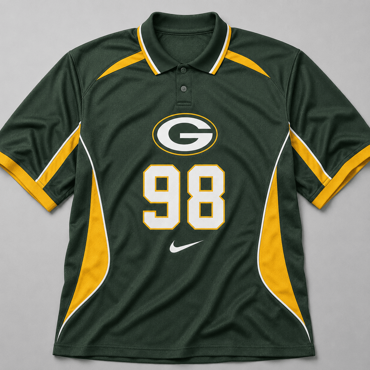 GBP Premium NFL Custom Number Sports Style Polo Shirt