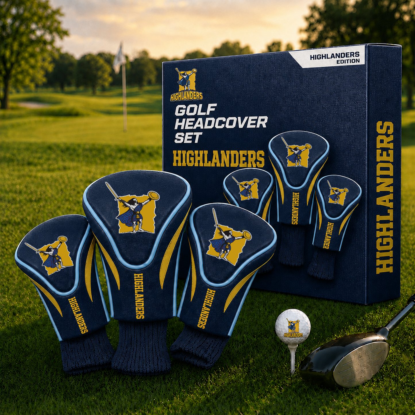 HIG Team Golf SRP 3-Pack Contour Sock Headcovers