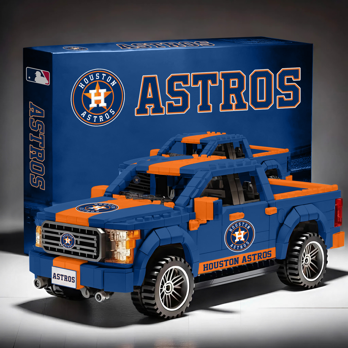 HOU X MLB Pickup Truck Building Block Set