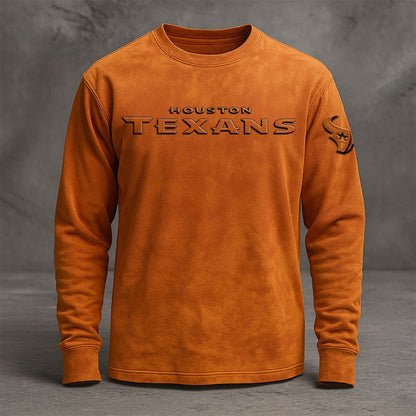 HOU x NFL Embossed SweatShirt DATND TANTD KAN