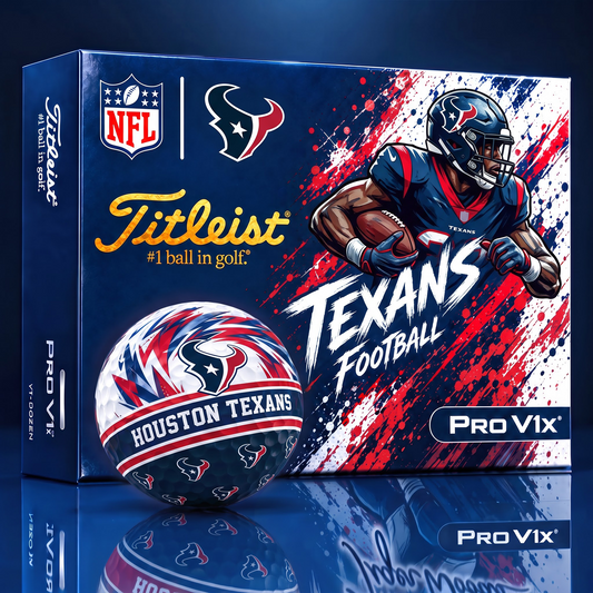 HT x Custom NFL Dynamic Paint Splatter Golf Balls