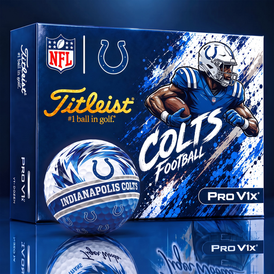 IC x Custom NFL Dynamic Paint Splatter Golf Balls