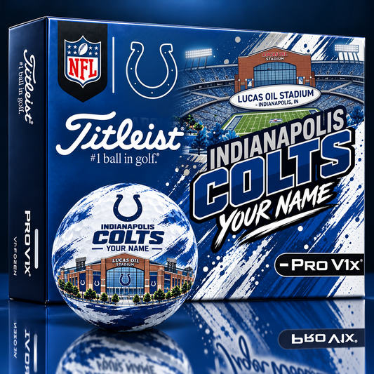 IC x Personalized NFL Team Home Stadium Edition Golf Balls Set