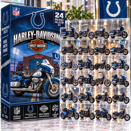 IND X NFL 24-Day Countdown Blink Box Cruiser Motorcycles Set