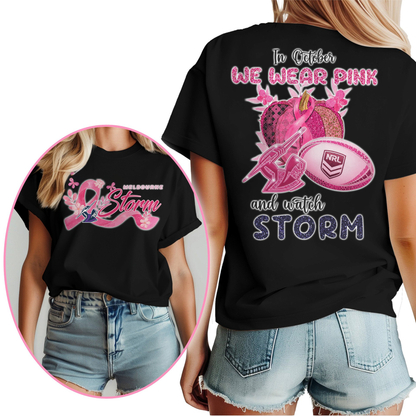 In October We Wear Pink And Watch MS Shirt