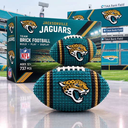 JAC X NFL Team Brick Football Building Set 3D Bricks Collector Model