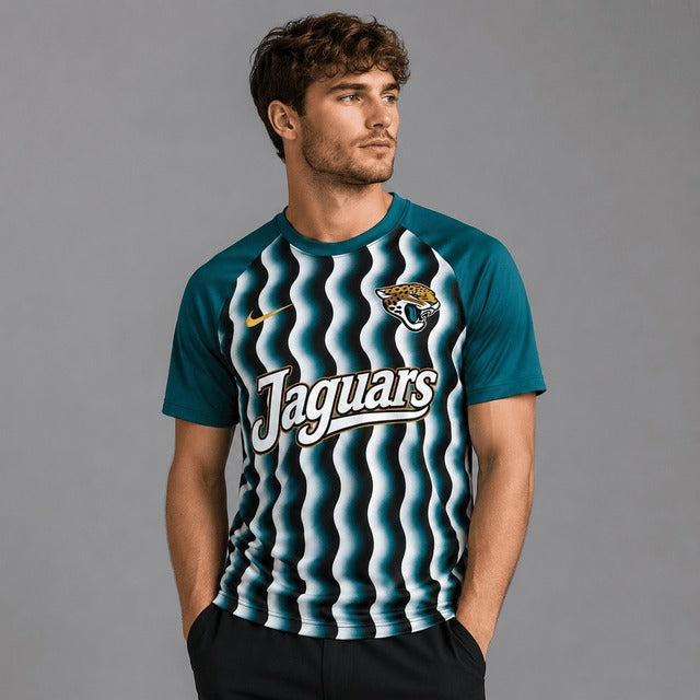 JJ Premium NFL Retro Wavy Pattern Athletic T-Shirt