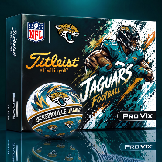 JJ x Custom NFL Dynamic Paint Splatter Golf Balls