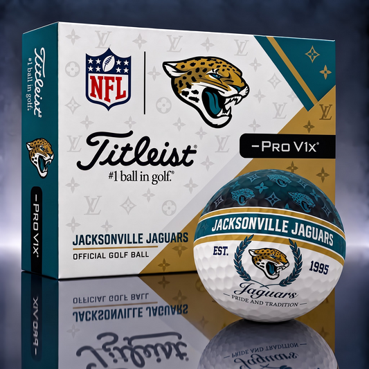 JJ x NFL Custom LV x Titleist Pro V1 Golf Balls Set