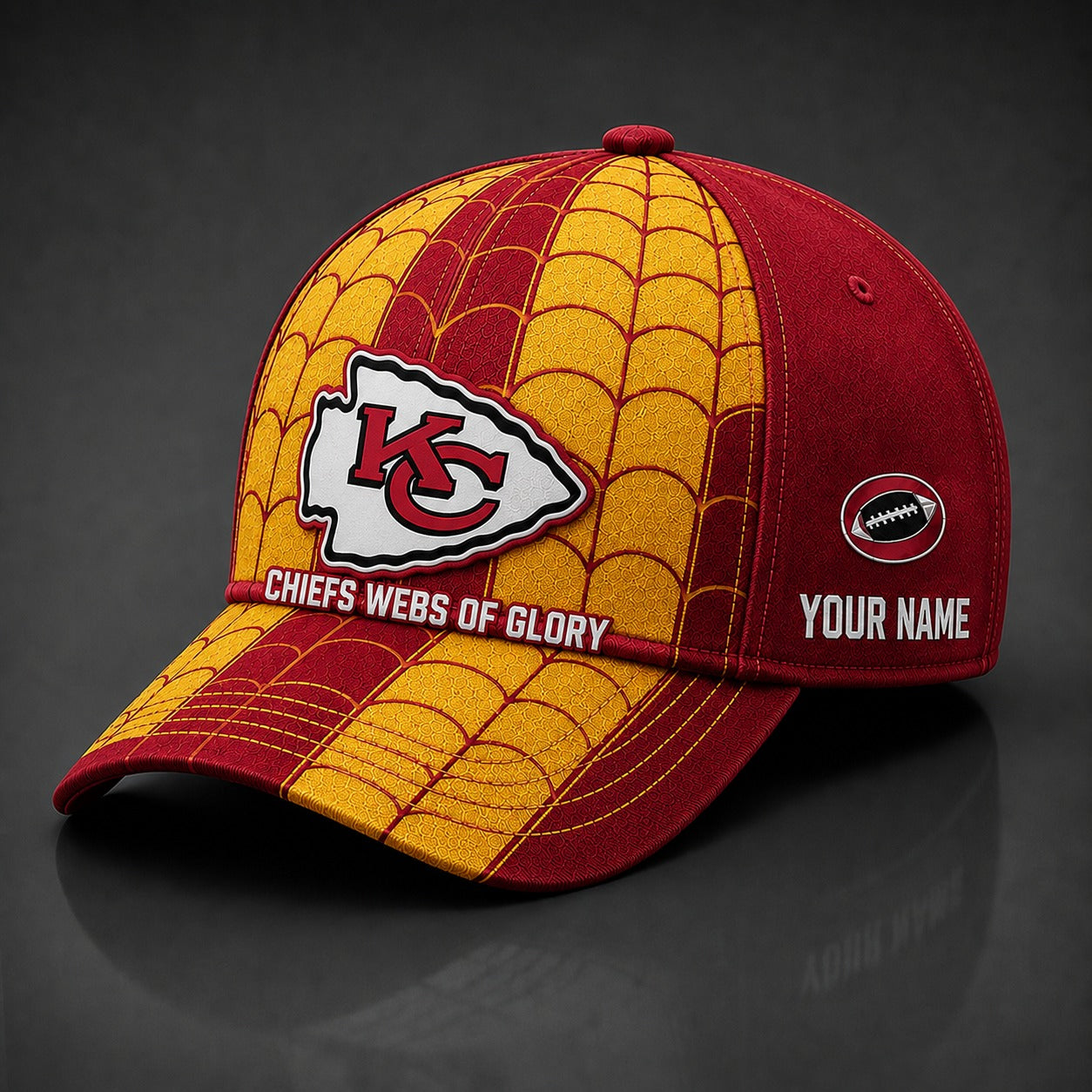 KCC NFL x Spider Premium Classic Cap Limited Edition Gift for Football Fans
