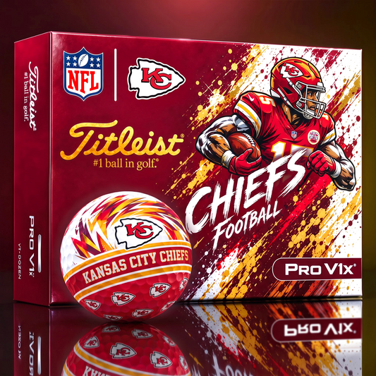 KCC x Custom NFL Dynamic Paint Splatter Golf Balls