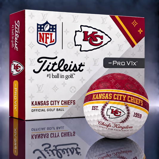 KCC x NFL Custom LV x Titleist Pro V1 Golf Balls Set