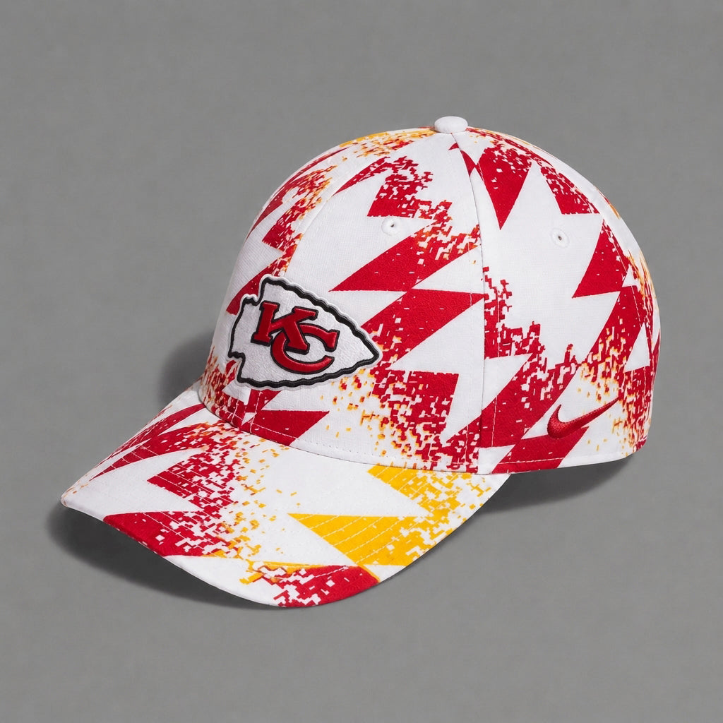 KCC x NFL Premium Sports Fan Geometric Pattern Baseball Cap