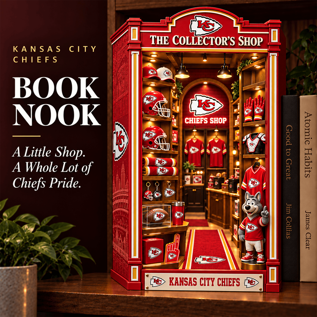 KCC x Premium NFL KC Book Nook