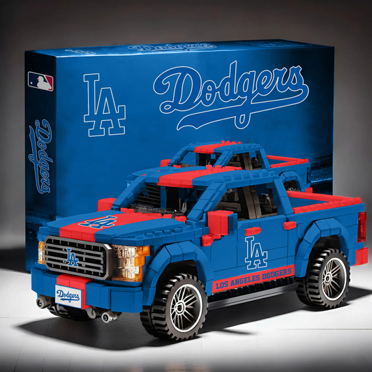 LAD X MLB Pickup Truck Building Block Set