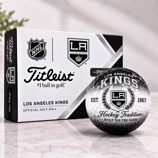 LAK X Custom NHL Football Tradition Golf Ball Set