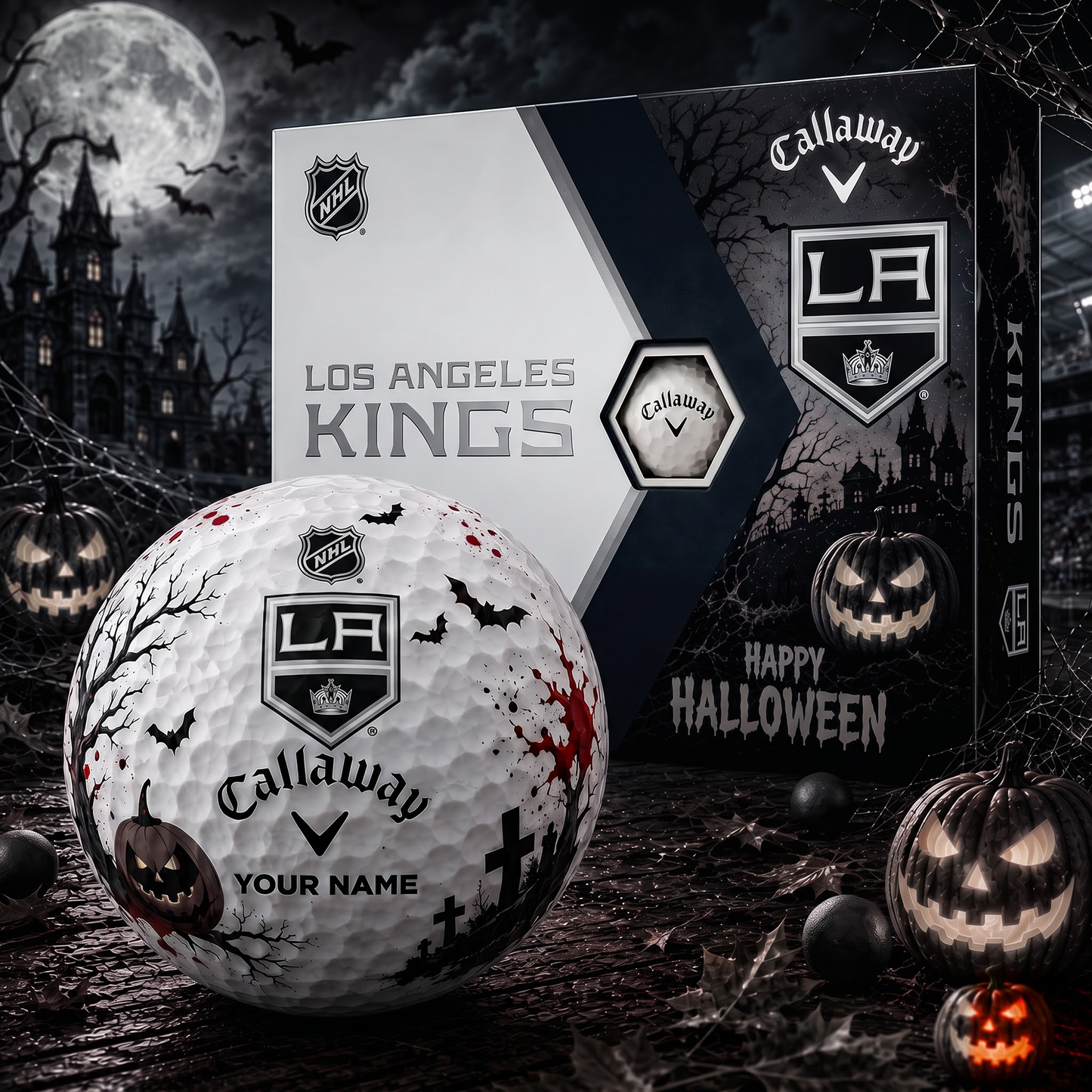 LAK X Premium NHL Halloween Golf Ball Limited Edition