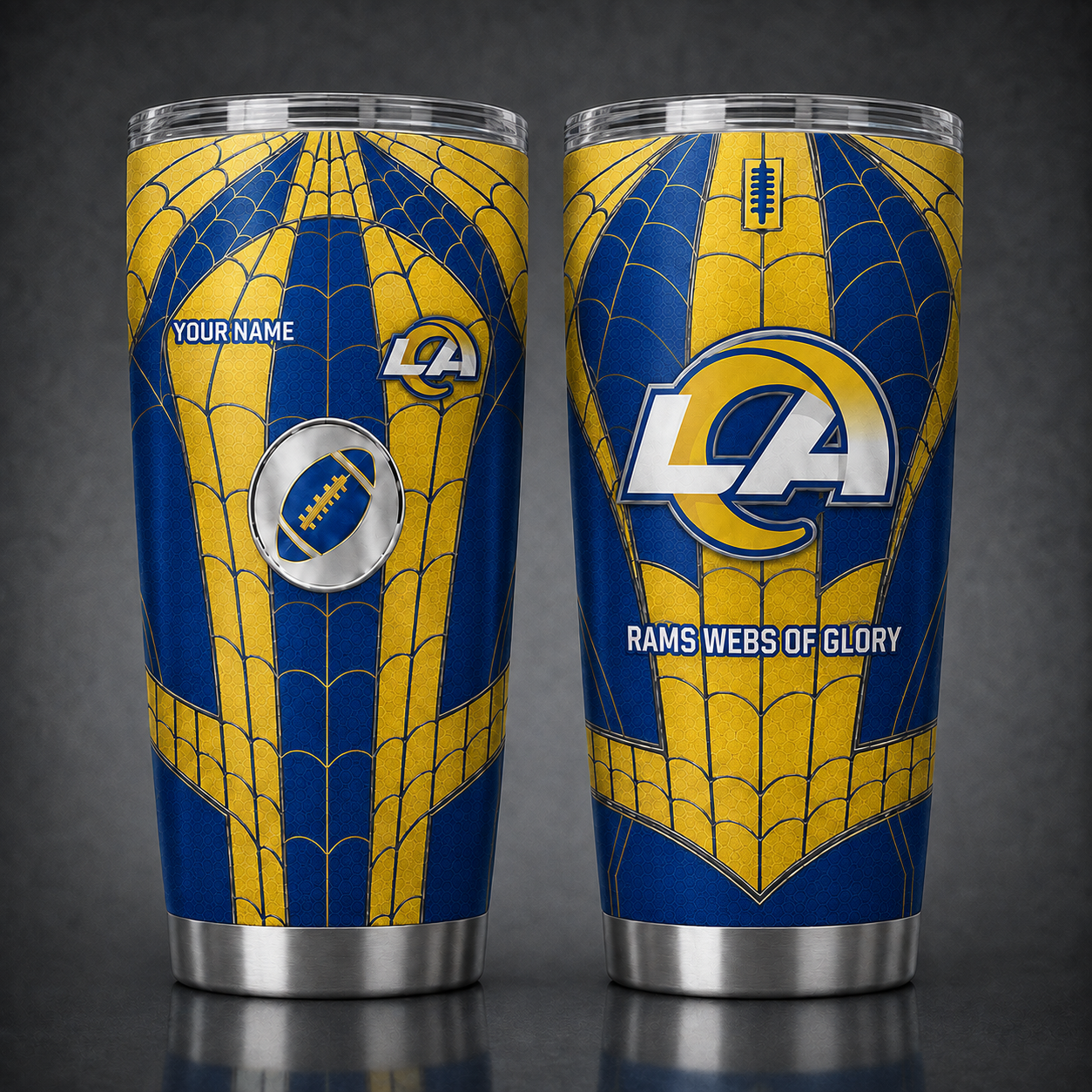 LAR NFL x Spider Premium Classic Tumbler Limited Edition Gift for Football Fans