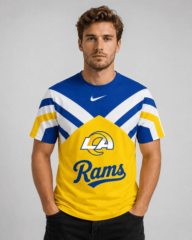 LAR Premium NFL Men's Casual Performance T-Shirt