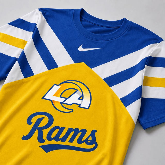 LAR Premium NFL Men's Casual Performance T-Shirt