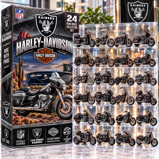 LV X NFL 24-Day Countdown Blink Box Cruiser Motorcycles Set