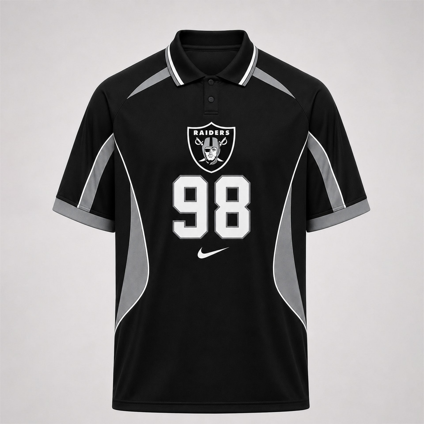 LVR Premium NFL Custom Number Sports Style Polo Shirt
