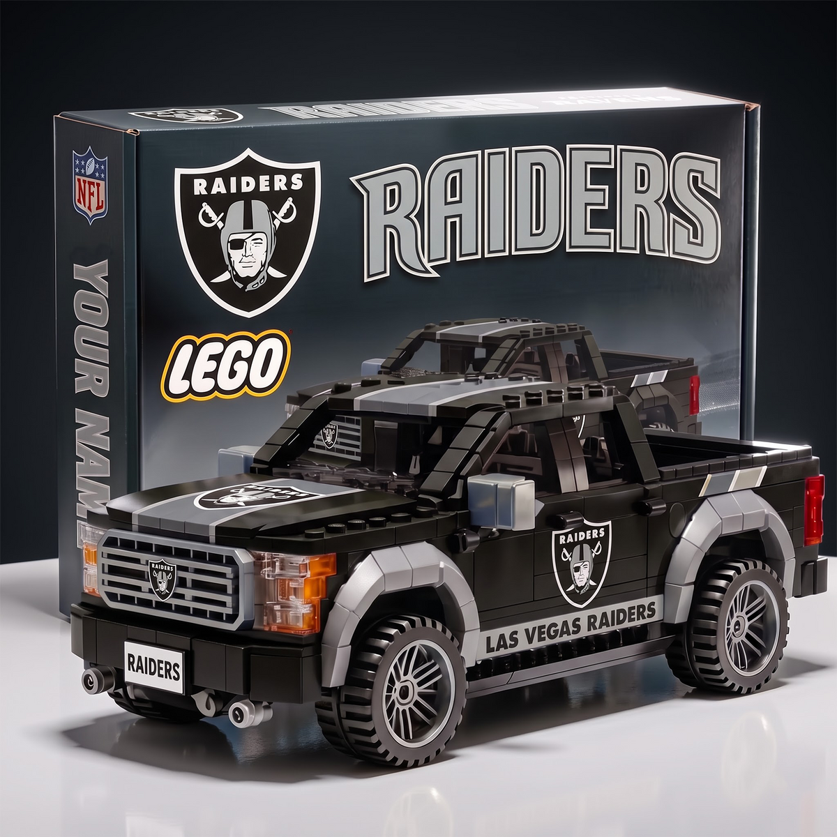 LVR x NFL IN-HOUSE CRAFTED PICKUP TRUCK BUILDING BLOCK SET