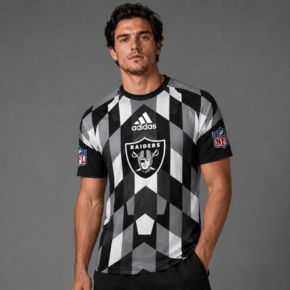 LVR x NFL Premium Geometric Fan Performance T-Shirt