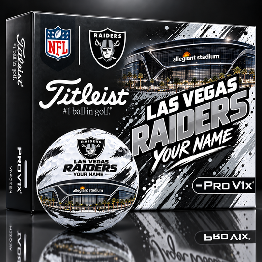 LVR x Personalized NFL Team Home Stadium Edition Golf Balls Set