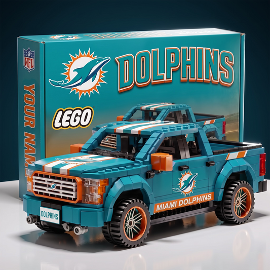 MD x NFL IN-HOUSE CRAFTED PICKUP TRUCK BUILDING BLOCK SET