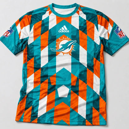 MD x NFL Premium Geometric Fan Performance T-Shirt