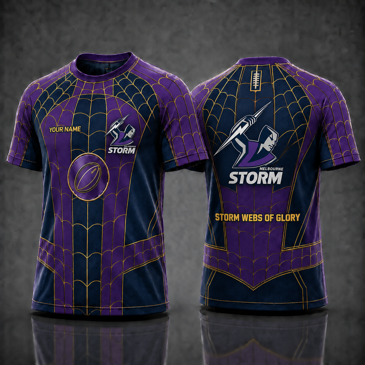 MS NRL x Spider Personalized T-Shirt – Premium Limited Edition Gift for Football Fans