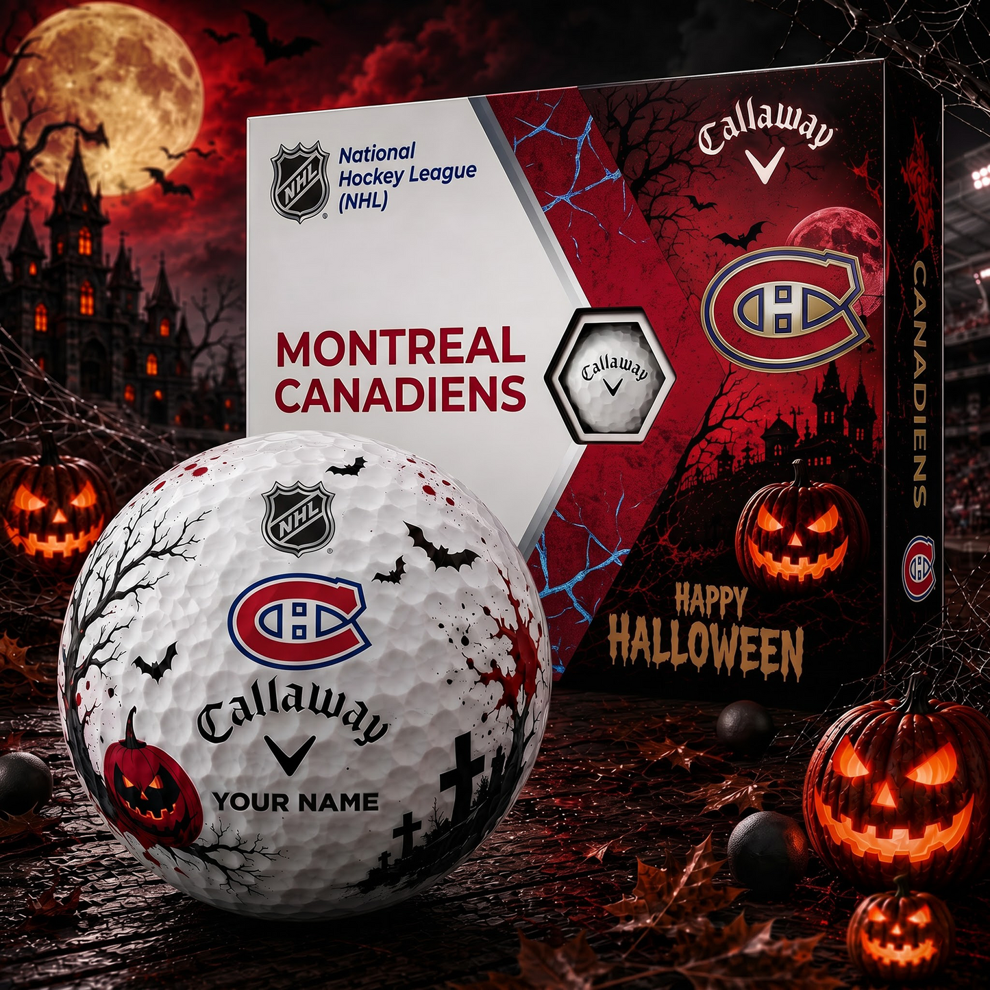 MTL X Premium NHL Halloween Golf Ball Limited Edition