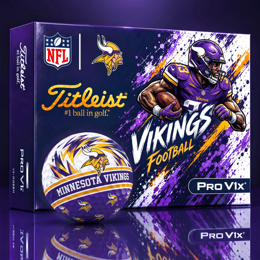 MV x Custom NFL Dynamic Paint Splatter Golf Balls