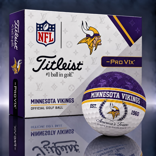 MV x NFL Custom LV x Titleist Pro V1 Golf Balls Set