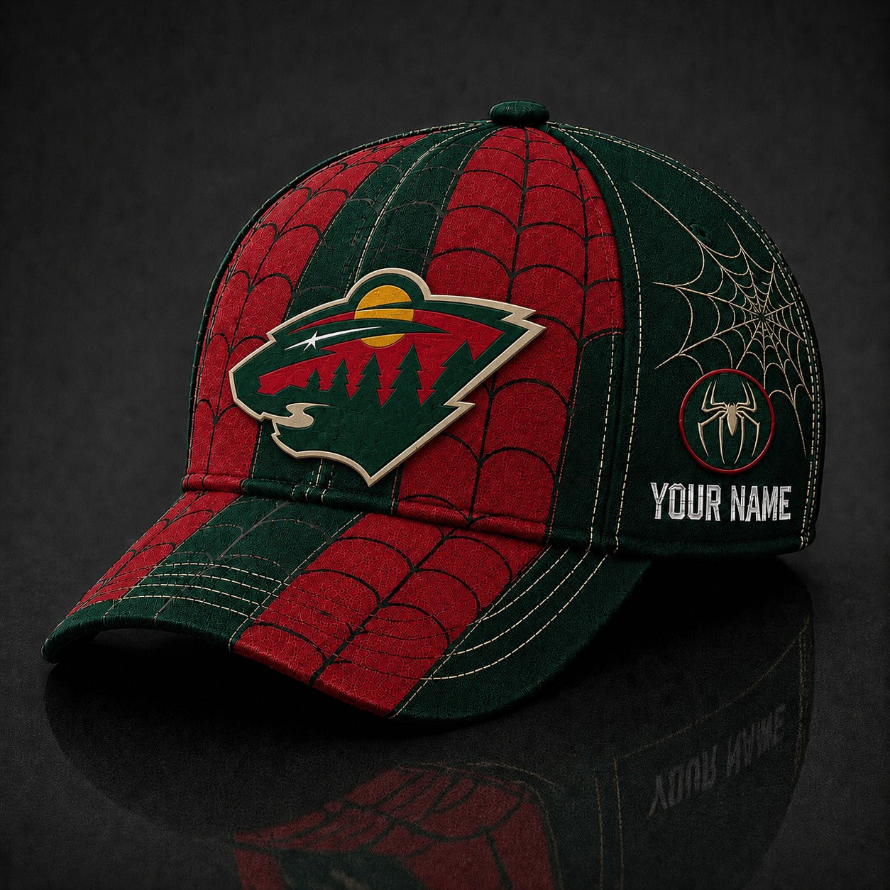 MW NHL x Spider Man Premium V2 Classic Cap Limited Edition Gift for Football Fans