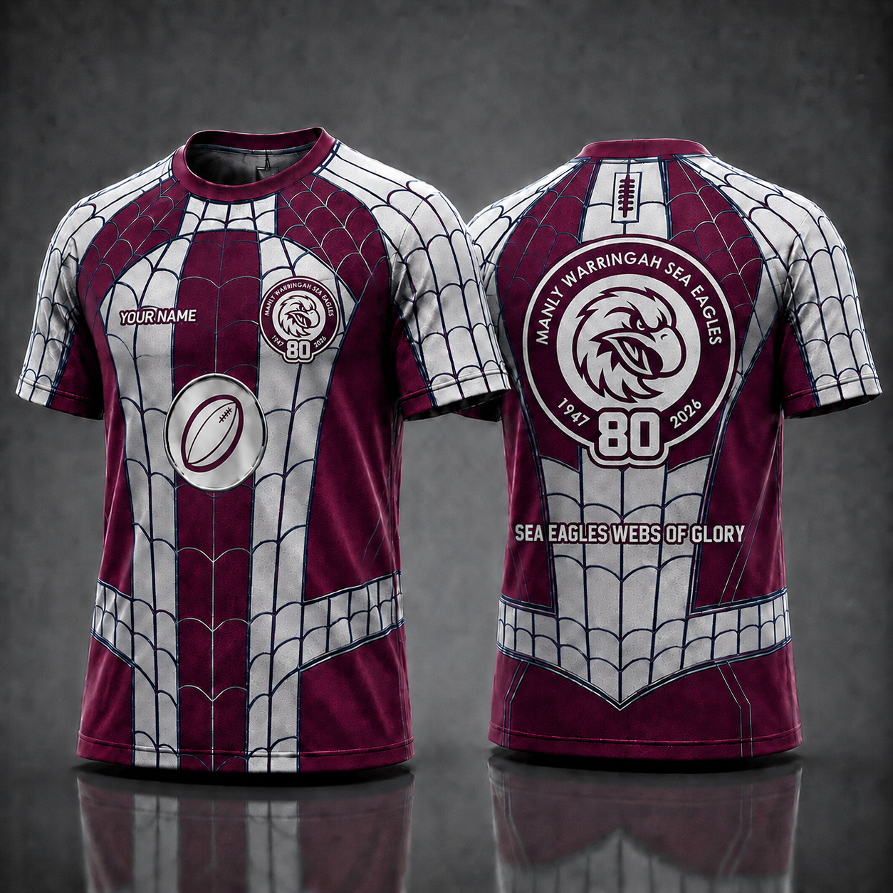 MWSE NRL x Spider Personalized T-Shirt – Premium Limited Edition Gift for Football Fans
