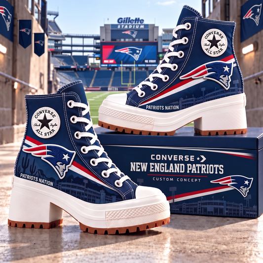 NE X PREMIUM NFL Heeled High-Top Sneakers