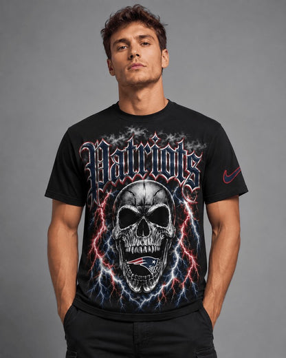 NEP Premium NFL Premium Skull Lightning Graphic T-Shirt