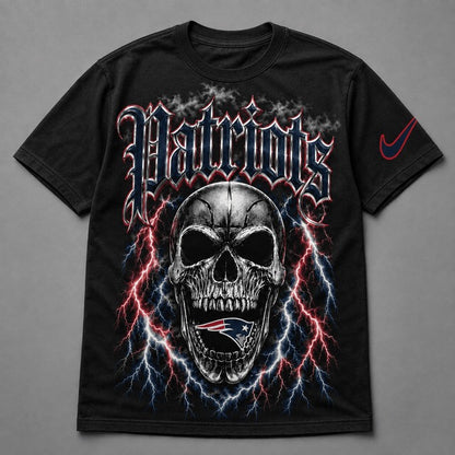 NEP Premium NFL Premium Skull Lightning Graphic T-Shirt