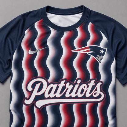 NEP Premium NFL Retro Wavy Pattern Athletic T-Shirt
