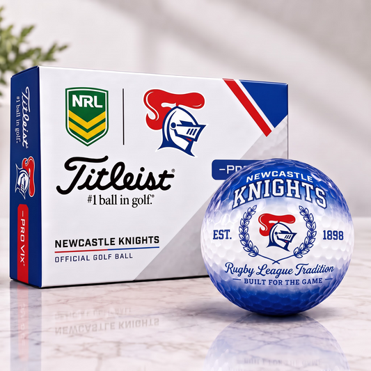 NEW X Custom NRL Football Tradition Golf Ball Set
