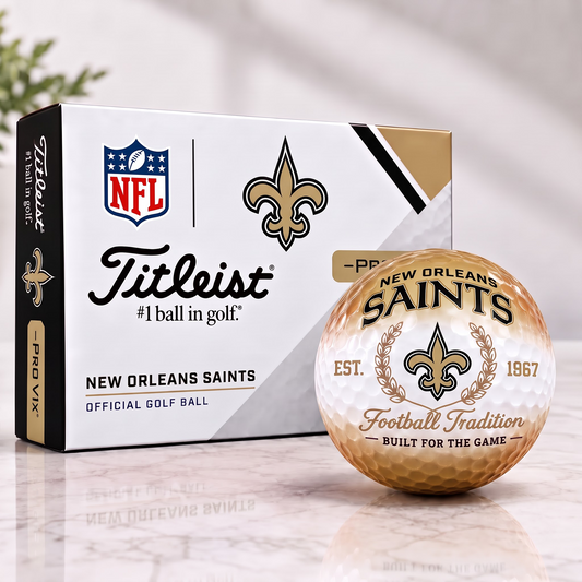 NO X Custom NFL Football Tradition Golf Ball Set