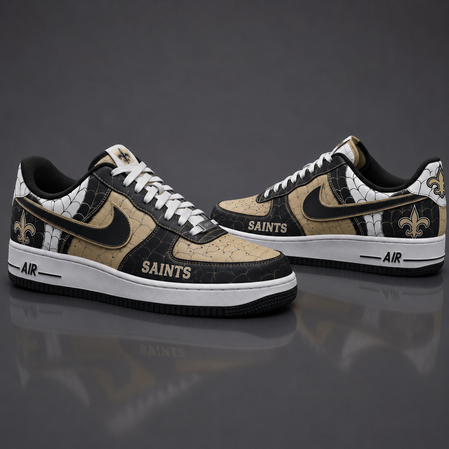 NOS NFL x Spider Premium AF1 Sneakers Limited Edition Gift for Football Fans