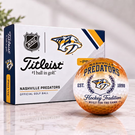 NSH X Custom NHL Football Tradition Golf Ball Set