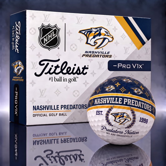 NSH X NHL Custom LV x Titleist Pro V1 Golf Balls Set