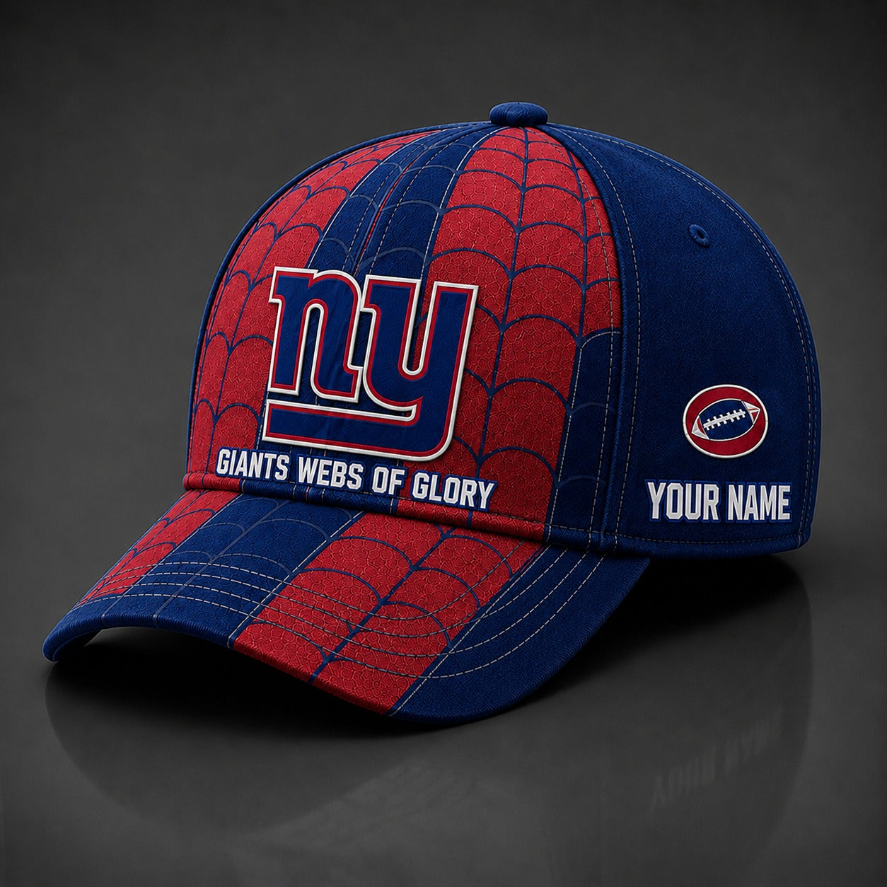 NYG NFL x Spider Premium Classic Cap Limited Edition Gift for Football Fans