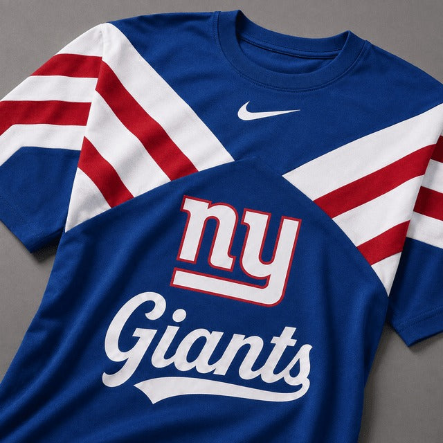 NYG Premium NFL Men's Casual Performance T-Shirt