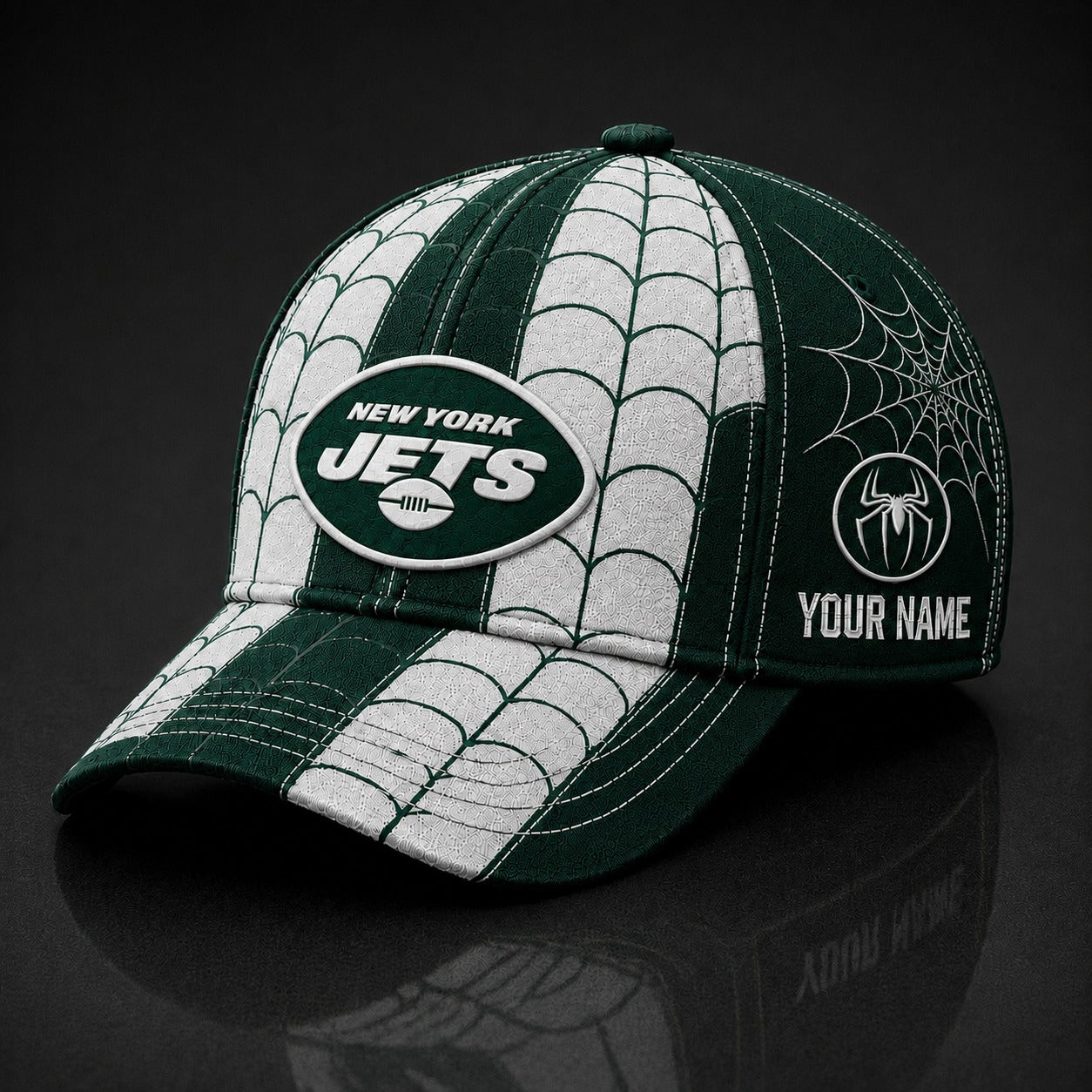 NYJ NFL x Spider Man Premium V2 Classic Cap Limited Edition Gift for Football Fans